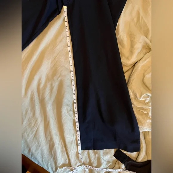 Unique Vintage Navy Trousers with Button Accent - Picture 2 of 7